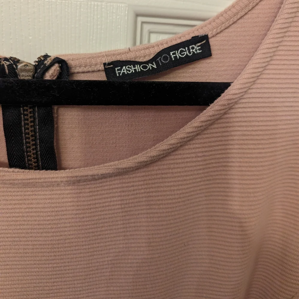 Fashion 2 Figure Puff Sleeve Mini Dress - Picture 3 of 5